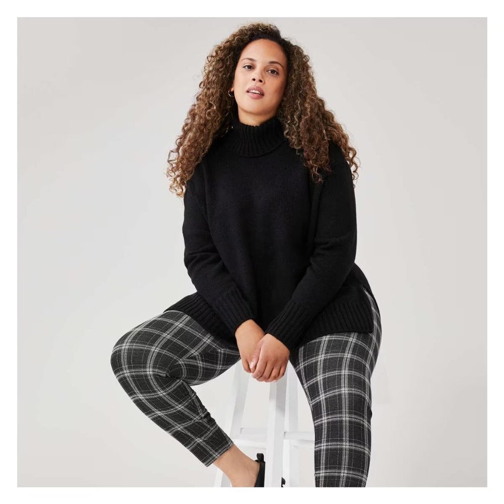 JOE FRESH TURTLENECK SWEATER HIGH LOW SIZE 1X